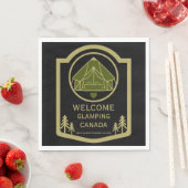 Serviette En Papier Glaming Canada Business (En situation)