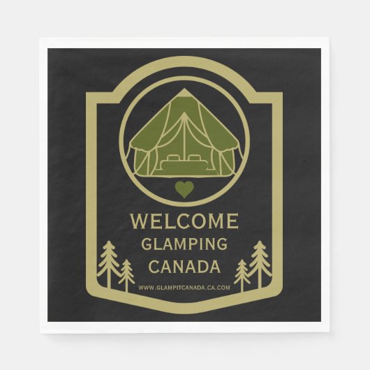 Serviette En Papier Glaming Canada Business (Devant)