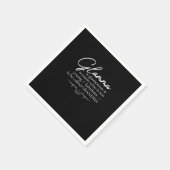 Serviette En Papier Glamma glamorous woman (Coin)