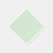 Serviette En Papier Glamour doux - Mint Elegance Solide (Coin)