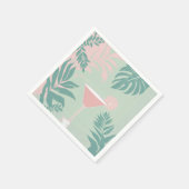 Serviette En Papier Glamour Tropical (Coin)