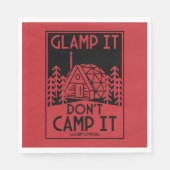 Serviette En Papier Glamping De Luxe (Devant)