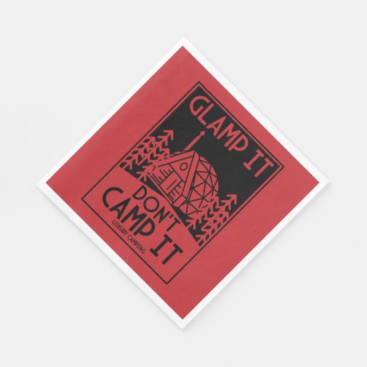 Serviette En Papier Glamping De Luxe (Coin)