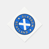 Serviette En Papier Glasgow Écosse (Coin)