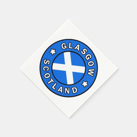 Serviette En Papier Glasgow Écosse (Coin)