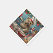 Serviette En Papier Glen of Imaal Terrier Viennoiserie : Festive (Coin)