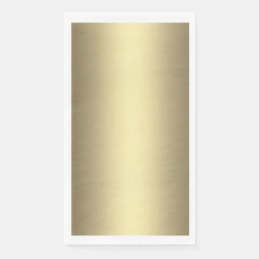Serviette En Papier Glissement or (Devant)