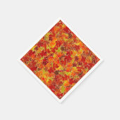 Serviette En Papier Glittery Fall Maple Feuilles (Coin)
