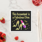 SERVIETTE EN PAPIER GLITZY GOLD COMPTANT DESIGN (En situation)