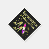 SERVIETTE EN PAPIER GLITZY GOLD COMPTANT DESIGN (Coin)