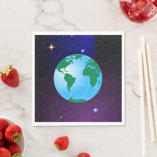 SERVIETTE EN PAPIER GLOBE (En situation)