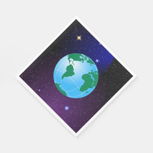 SERVIETTE EN PAPIER GLOBE (Coin)