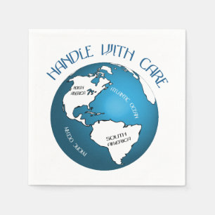 Serviette En Papier Globe