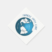 Serviette En Papier Globe (Coin)