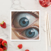 Serviette En Papier globes oculaires déplaisants (En situation)
