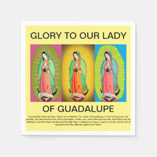 Serviette En Papier gloire à notre dame de guadalupe