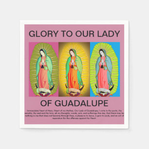 Serviette En Papier gloire à notre dame de guadalupe