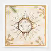 Serviette En Papier "Gloire solaire brillante" (Devant)
