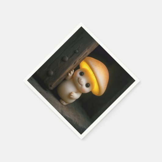 Serviette En Papier Glowing Mushroom Munchkin (Coin)