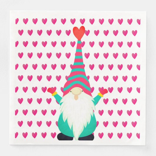 Serviette En Papier Gnome (Devant)