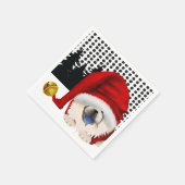 Serviette En Papier GNOME4 LES CHOWLIDAES serviettes à la crème chow (Coin)