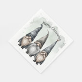 Serviette En Papier Gnome Christmas Napkins (Coin)