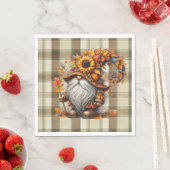 Serviette En Papier Gnome d'automne (En situation)