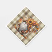 Serviette En Papier Gnome d'automne (Coin)