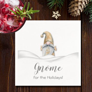 Serviette En Papier Gnome de Noël pour les Fêtes