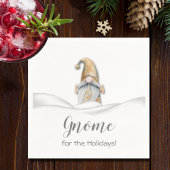 Serviette En Papier Gnome de Noël pour les Fêtes