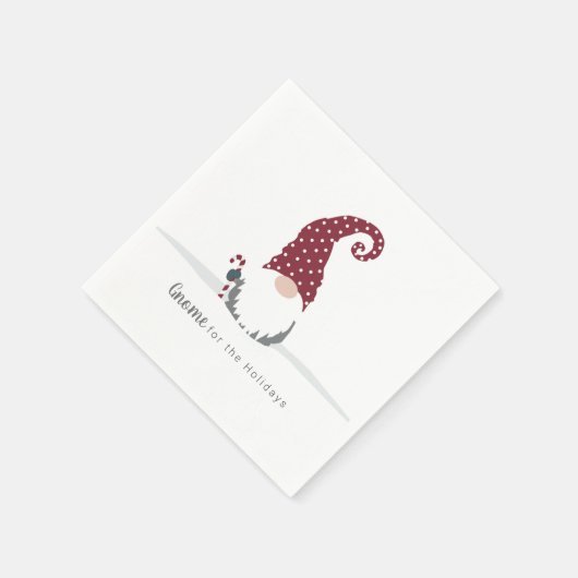 Serviette En Papier Gnome for the Holidays Design scandinave (Coin)