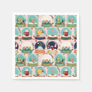 Serviette En Papier Gnome//Gnome//Gingerbread House//