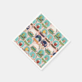 Serviette En Papier Gnome//Gnome//Gingerbread House// (Coin)