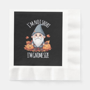 Serviette En Papier Gnome Mignon Fantaisiste en Automne