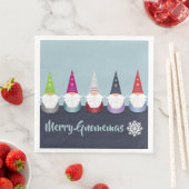 Serviette En Papier Gnome pour les Holidays (En situation)