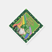 Serviette en papier Gnome St Patrick (Coin)