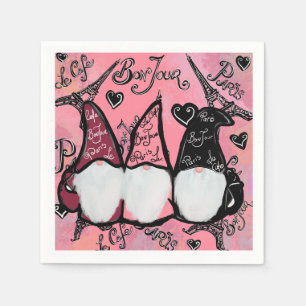 SERVIETTE EN PAPIER  GNOMES         