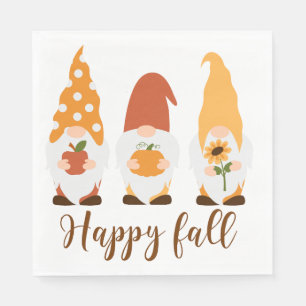 Serviette En Papier Gnomes Bonne Chute