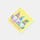 SERVIETTE EN PAPIER GNOMES DE PÂQUES (Coin)