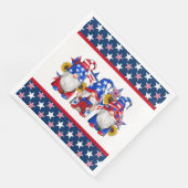 Serviette En Papier Gnomes patriotiques (Coin)