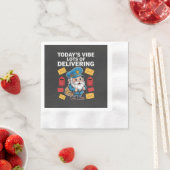 Serviette En Papier Gnomes Postaux Courrier (En situation)
