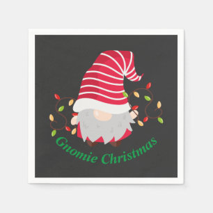 Serviette En Papier Gnomie Napkins de Noël