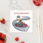 Serviette En Papier Go-Kart Anniversaire Bash (En situation)