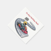 Serviette En Papier Go-Kart Anniversaire Bash (Coin)