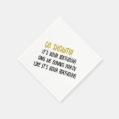 Serviette En Papier Go Shawty Cocktail Napkins (Coin)