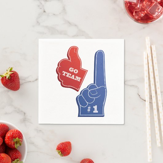 Serviette En Papier Go Team Paper Napkins