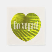 Serviette En Papier Go Vegan (Devant)