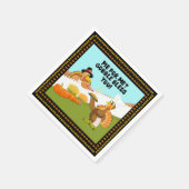 Serviette En Papier Gobble Bless You Funny Turquie's Friendsgiving (Coin)