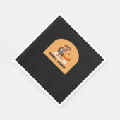 Serviette En Papier Gobble, Gobble Thanksgiving Turquie avec Cl Citrou (Coin)