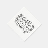 Serviette En Papier Gobble jusqu'à ce que vous tournez (Coin)